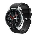 Samsung Galaxy Watch 46mm Twill Texture silikoninen ranneke - musta
