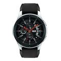 Samsung Galaxy Watch 46mm Twill Texture silikoninen ranneke - musta