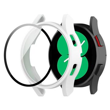 Samsung Galaxy Watch FE Muovikotelo Panssarilasi - 40mm - Valkoinen