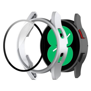 Samsung Galaxy Watch FE Muovikotelo Panssarilasi - 40mm - Hopea