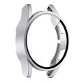 Samsung Galaxy Watch FE Muovikotelo Panssarilasi - 40mm - Hopea