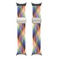 Samsung Galaxy Watch Ultra Dux Ducis Mixture Pro Nylon punottu hihna - 47mm - Sateenkaari