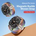 Samsung Galaxy Watch Ultra Dux Ducis Mixture Pro Nylon punottu hihna - 47mm - Sateenkaari