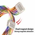 Samsung Galaxy Watch Ultra Dux Ducis Mixture Pro Nylon punottu hihna - 47mm - Sateenkaari