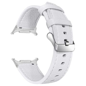Samsung Galaxy Watch Ultra Nahkahihna Liittimillä - 47mm - Valkoinen