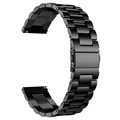 Samsung Galaxy Watch3 Ruostumaton Teräshihna - 45mm - Musta