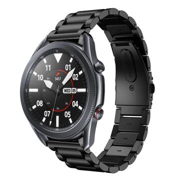 Samsung Galaxy Watch3 Tech-Protect ruostumattomasta teräksestä valmistettu hihna - 45mm - musta