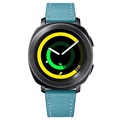 Samsung Galaxy Watch4/Watch4 Classic/Watch5/Watch6 Nahkaranneke - 20mm - Sininen