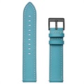 Samsung Galaxy Watch4/Watch4 Classic/Watch5/Watch6/Watch FE/Watch7 Nahkaranneke - 20mm - Sininen