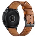 Samsung Galaxy Watch4/Watch4 Classic Nahkaranneke - Ruskea