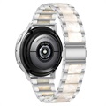 Samsung Galaxy Watch4/Watch4 Classic/Watch5/Watch6 Ruostumaton Teräsranneke - Helmenvalkea / Hopea