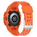 Samsung Galaxy Watch4 TPU Hiha ja Suojakuori - 44mm - Oranssi