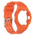 Samsung Galaxy Watch4 TPU Hiha ja Suojakuori - 44mm - Oranssi