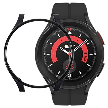Samsung Galaxy Watch5 Pro Galvanoitu TPU Suojakotelo - 45mm - Musta