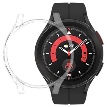 Samsung Galaxy Watch5 Pro Galvanoitu TPU Suojakotelo - 45mm - Läpinäkyvä