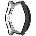 Samsung Galaxy Watch7 Koristeellinen Tekojalokivi Kotelo Panssarilasi - 40mm - Musta