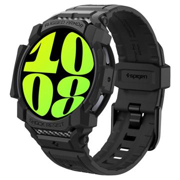 Samsung Galaxy Watch7 Spigen Rugged Armor Pro TPU Suojakuori - 44mm - Musta