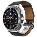 Samsung Galaxy Watch8/Watch8 Classic Spigen Enzo nahkaranneke - 40/44/46mm - musta