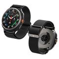 Samsung Galaxy Watch8/Watch8 Classic Spigen Lite Fit hihna - 40/44/46mm - musta