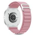 Samsung Galaxy Watch8/Watch8 Classic Tech-Protect Nylon Pro hihna - 40/44/46mm - vaaleanpunainen
