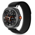 Samsung Galaxy Watch8/Watch8 Classic Tech-Protect Nylon Ranneke - 40/44/46mm - Musta