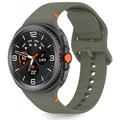 Samsung Galaxy Watch8/Watch8 Classic Tech-Protect Silikoniranneke - 40mm/44mm/46mm - Armeijan vihreä
