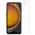 Samsung Galaxy XCover7 Pro karkaistua lasia näytönsuoja - 9H - Case Friendly - läpinäkyvää
