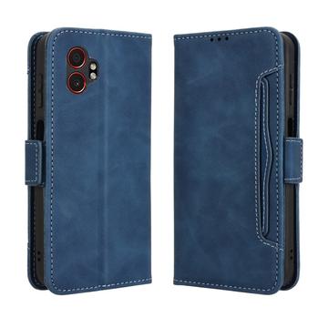 Samsung Galaxy XCover7 Pro -kortinhaltijan lompakkokotelo - sininen