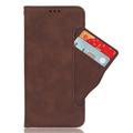 Samsung Galaxy XCover7 Pro -kortinhaltijan lompakkokotelo - ruskea