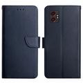 Samsung Galaxy XCover7 Pro Nahkainen Lompakkokotelo Jalustalla