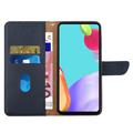 Samsung Galaxy XCover7 Pro Nahkainen Lompakkokotelo Jalustalla