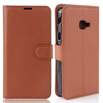 Samsung Galaxy Xcover 4/4s Lompakkokotelo Magneettisella Sulkijalla - Ruskea