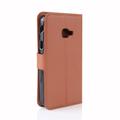 Samsung Galaxy Xcover 4/4s Lompakkokotelo Magneettisella Sulkijalla - Ruskea