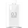 Samsung Galaxy Xcover Pro Puro 0.3 Nude TPU Suojakuori - Läpinäkyvä