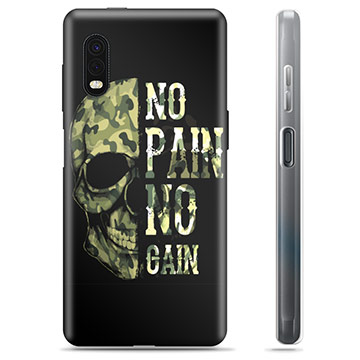 Samsung Galaxy Xcover Pro TPU Suojakuori - No Pain, No Gain