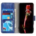 Samsung Galaxy Xcover6 Pro Lompakkokotelo Magneettisella Sulkijalla - Sininen
