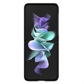 Samsung Galaxy Z Flip4 Ruostumattomasta Teräksestä Hybridikotelo - Hopea