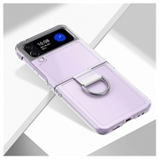Samsung Galaxy Z Flip4 Kotelo Metallirenkaalla - Kirkas