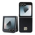 Samsung Galaxy Z Flip6/Z Flip7 FE DKNY Stack Logo Kotelo - Musta