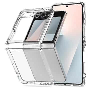 Samsung Galaxy Z Flip6/Flip7 FE Tech-Protect Flexair Hybridikotelo - Läpinäkyvä