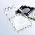 Samsung Galaxy Z Flip6/Flip7 FE Tech-Protect Flexair Magneettinen Hybridikotelo - Läpinäkyvä