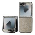 Samsung Galaxy Z Flip6 Guess Glitter Flakes Metal Logo Hybridikotelo