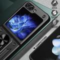 Samsung Galaxy Z Flip6 Hybridikotelo Sormuspidikkeellä - Punainen