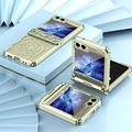 Samsung Galaxy Z Flip6 Mechanical Legend galvanoitu muovikotelo - vihreä