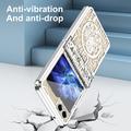 Samsung Galaxy Z Flip6 Mechanical Legend galvanoitu muovi asia - hopea