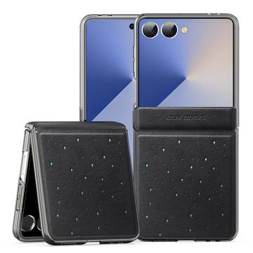 Samsung Galaxy Z Flip7 Dux Ducis Stex Tähtikuvio Kotelo - Musta