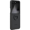 Samsung Galaxy Z Flip7 FE Silikonikotelo Renkaalla EF-PF741TBEGWW - Musta
