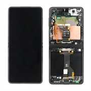 Samsung Galaxy Z Flip7 Etukuori & LCD Näyttö - Musta