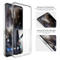Samsung Galaxy Z Flip7 Imak Crystal Clear II Pro Kotelo - Läpinäkyvä