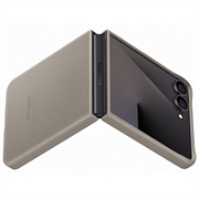Samsung Galaxy Z Flip7 KindSuit kotelo EF-VF766PJEGWW - Ruskeanharmaa